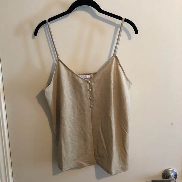 NWOT Mango cami with buttons - Picture 3 of 8